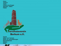 tierheim-borkum.de Webseite Vorschau