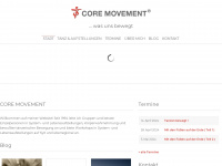 core-movement.com Webseite Vorschau