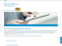 verkuendung-bayern.de Webseite Vorschau