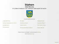dueshorn.de Webseite Vorschau
