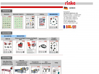 rinke.com Webseite Vorschau