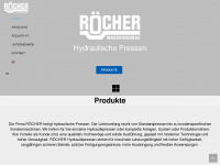 roecher-pressen.de Webseite Vorschau