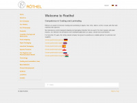 roethel.com Webseite Vorschau