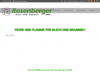 rosenberger-gmbh.com Webseite Vorschau