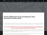 rossenbach-holzbau.de Webseite Vorschau