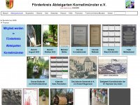 abteigarten-komue.de Webseite Vorschau