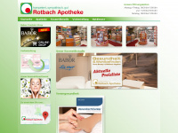 rotbach-apotheke.de Webseite Vorschau