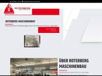 roterberg-maschinenbau.de Webseite Vorschau