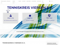 tenniskreis-viersen.de Webseite Vorschau