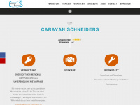 caravan-schneiders.de Webseite Vorschau