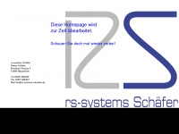 rs-systems-schaefer.de Webseite Vorschau