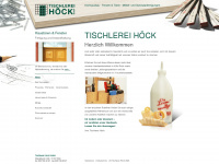 tischlerei-hoeck.de Webseite Vorschau