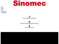 sinomec.com Webseite Vorschau