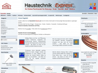 haustechnik-express.de Webseite Vorschau