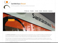 sanitaetshaus-breuer.de Webseite Vorschau
