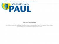 sanitaetshaus-paul.de Webseite Vorschau