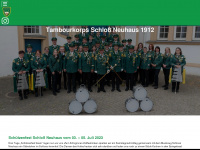 tambourkorps-schloss-neuhaus.de Webseite Vorschau