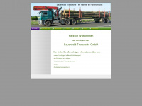 sauerwald-transporte.de Webseite Vorschau