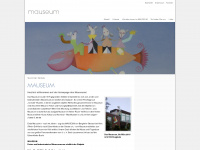 mauseum.de Webseite Vorschau