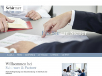 schirmer-partner.com Webseite Vorschau