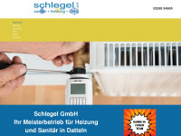 schlegel-shk.de Webseite Vorschau