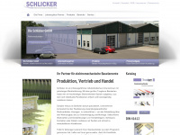 schlicker.com Webseite Vorschau