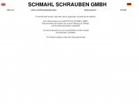 schmahl-schrauben.com Webseite Vorschau