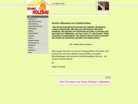 schmidt-holzbau-porta.de Webseite Vorschau