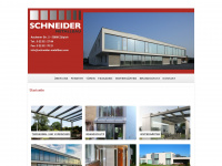schneider-metallbau.com Webseite Vorschau