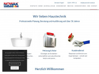 haustechnik-nowak.de Webseite Vorschau