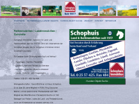 schophuis.de Webseite Vorschau