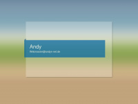 andys-net.de Webseite Vorschau