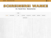 schreinerei-wanke.de Webseite Vorschau