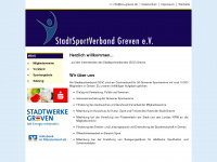 ssv-greven.de Webseite Vorschau