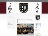 musikzug-la.de Webseite Vorschau