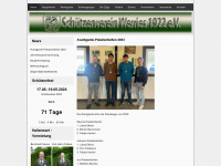 schuetzenverein-werries.de Webseite Vorschau
