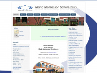maria-montessori-schule.de Webseite Vorschau