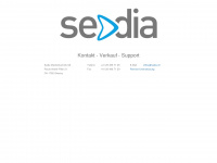 sedia.de Webseite Vorschau