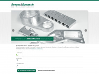 seeger-baensch.de Webseite Vorschau
