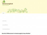 seniorenglueck-ruenthe.de Webseite Vorschau
