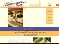 serafin-eiscafe.de Webseite Vorschau