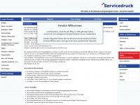 servicedruck.de Webseite Vorschau