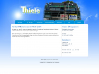 thiele-gmbh.com Webseite Vorschau