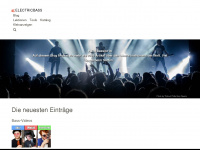electricbass.ch Webseite Vorschau