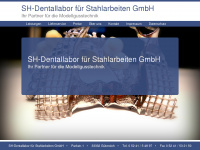 sh-dental.de Webseite Vorschau