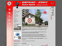 shinsonhapkido.ch Webseite Vorschau