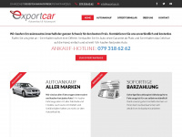 exportcar.ch Webseite Vorschau