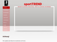 sporttrend.net Webseite Vorschau