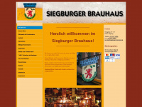 siegburger-brauhaus.de Webseite Vorschau