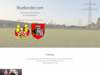 muellender.com Webseite Vorschau
